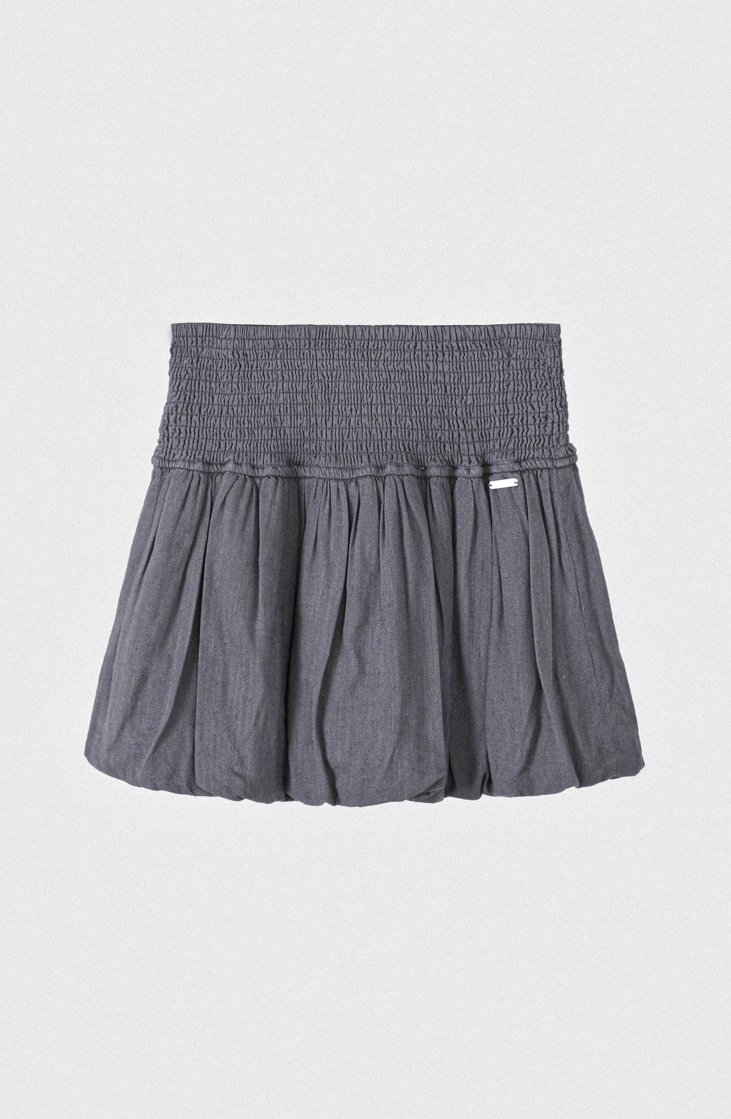 Falda Globo Lino Grey