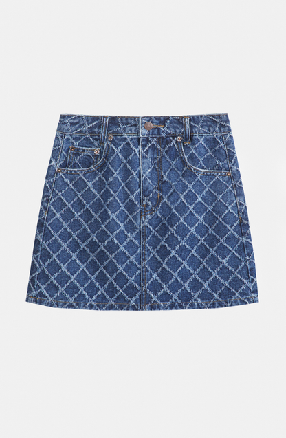 Falda Rombos Blue