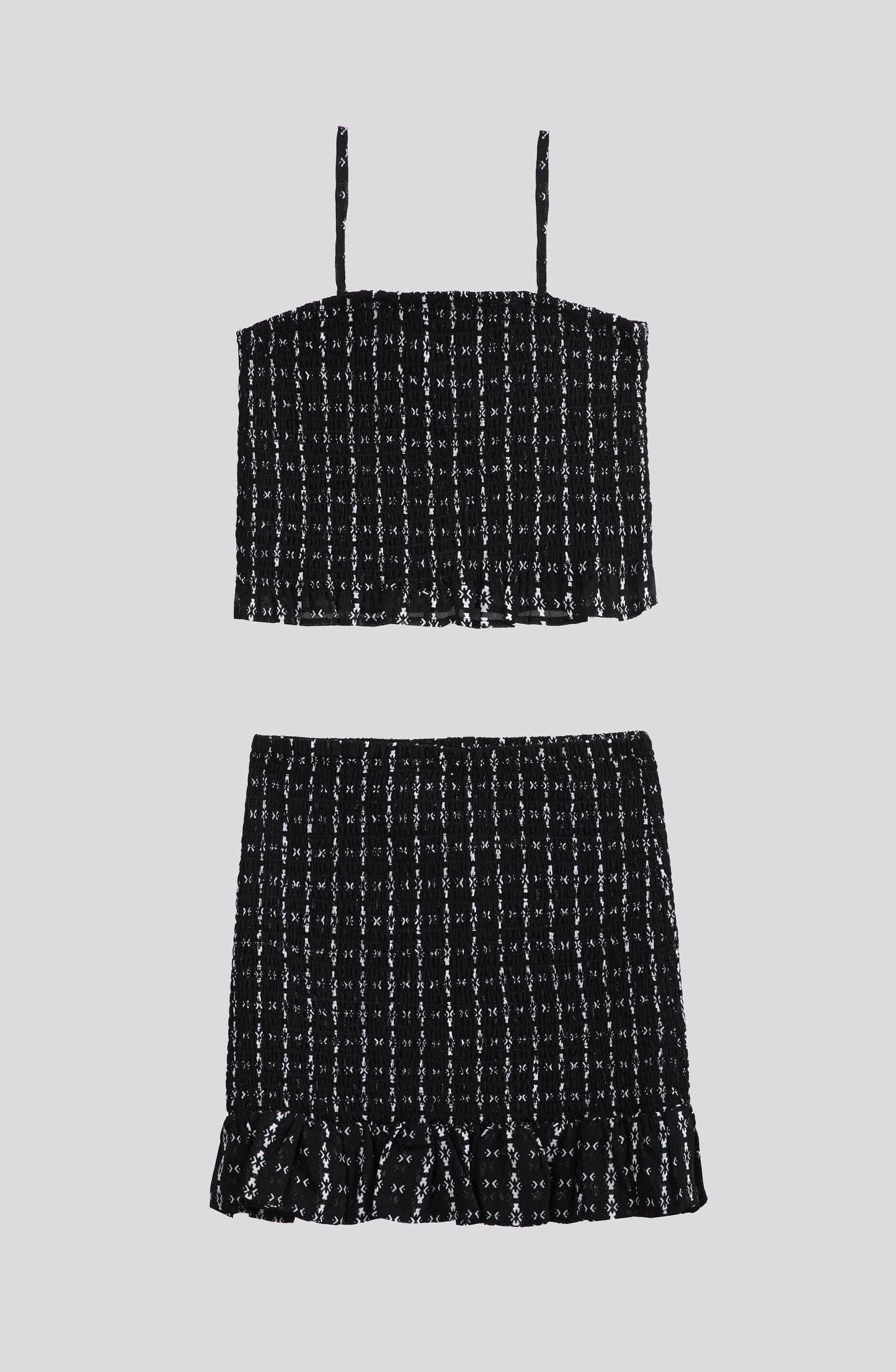 Falda Panal Black