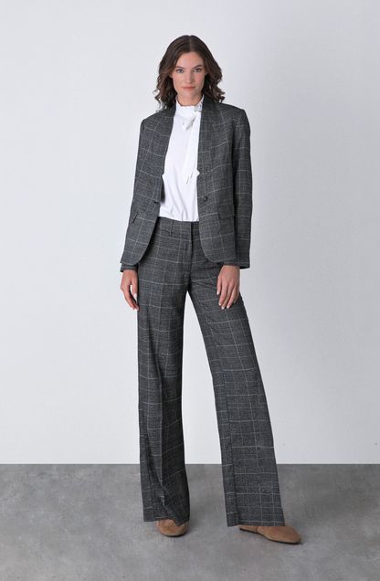 Blazer Tejido Lurex Grey