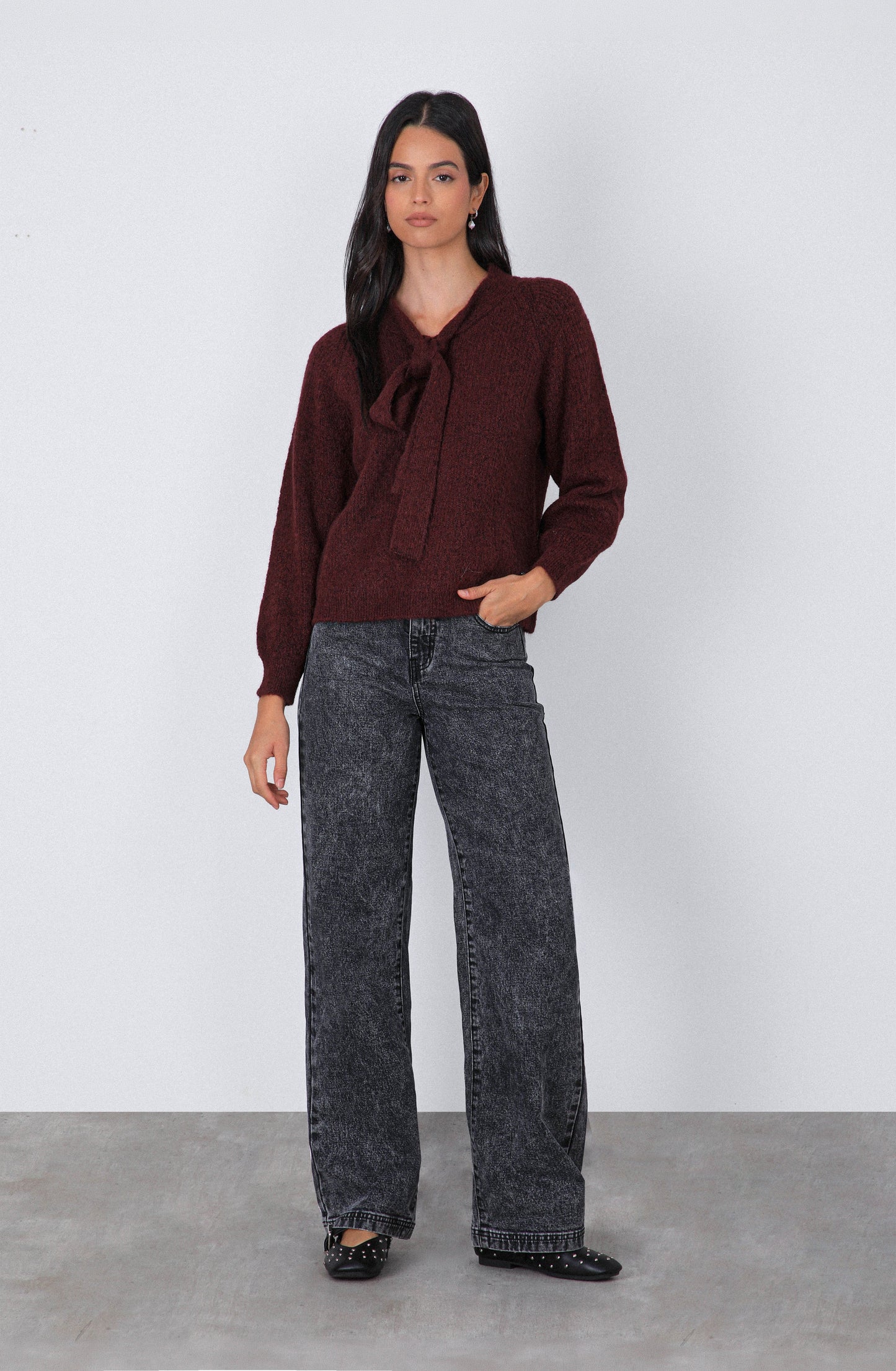 Sweater Lazo Burgundy