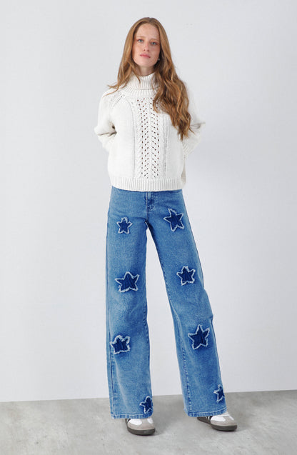 Pantalón Multi Estrellas Blue