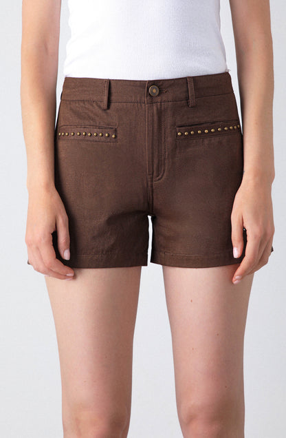 Conjunto Tachas Brown