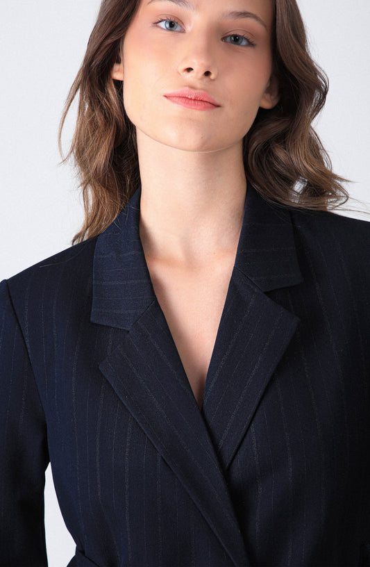 Conjunto Líneas Lurex Navy