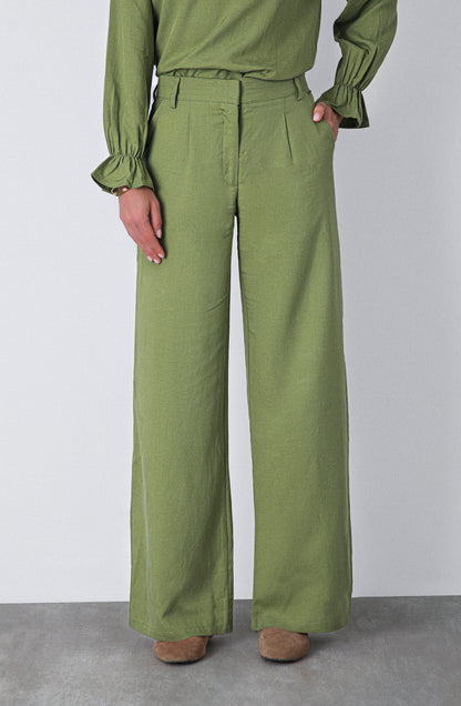Pantalón Recto Green
