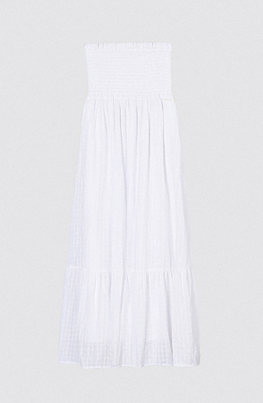 Vestido Largo Strapless White