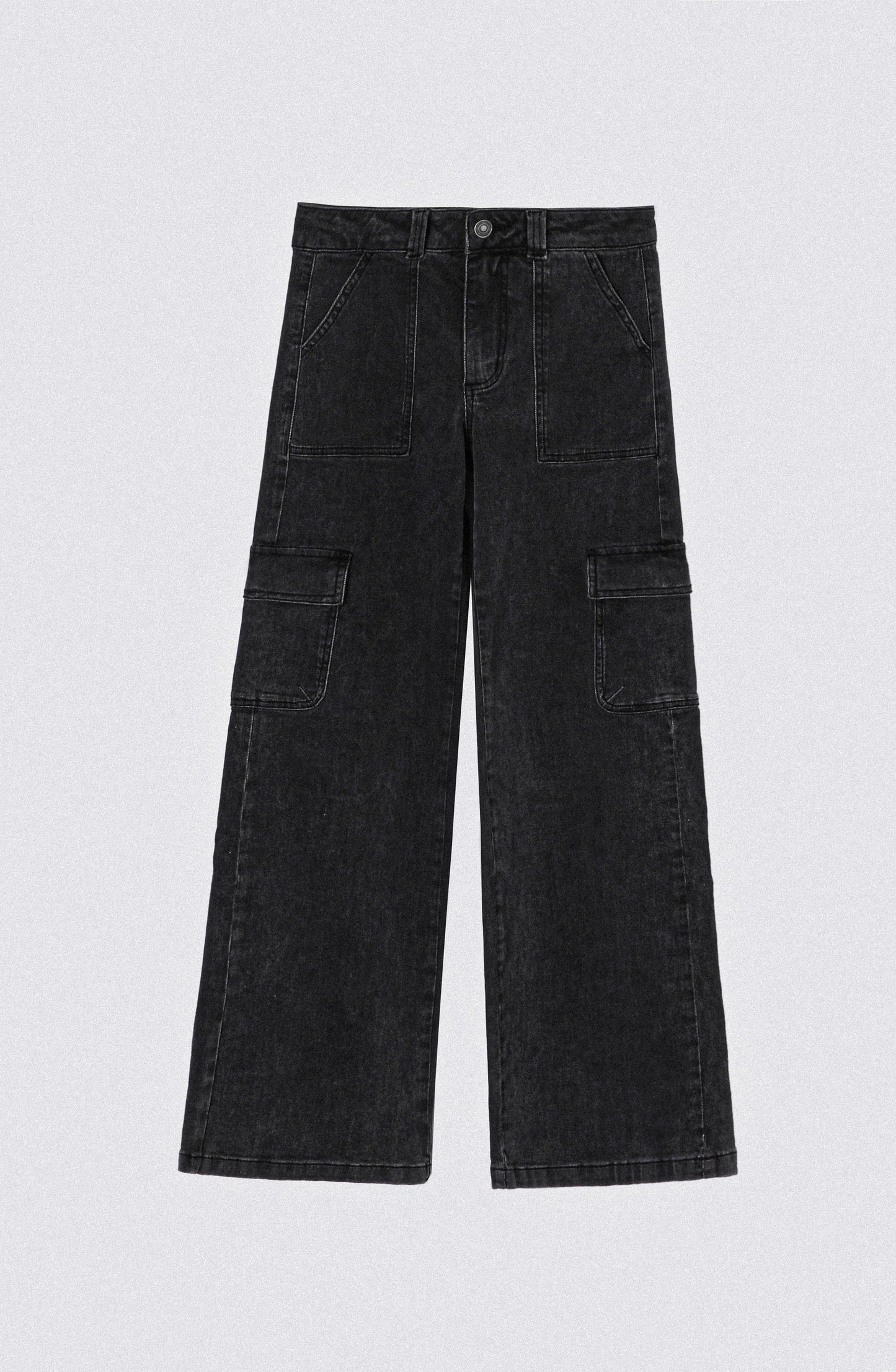 Pantalón Wide Leg Bag Black