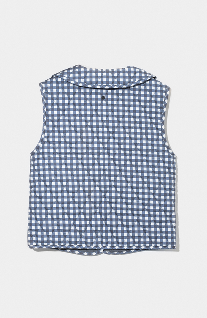 Quilted Vest Vichy
