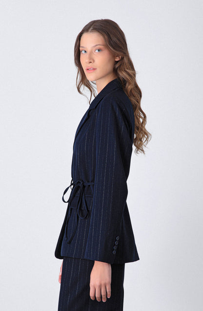 Conjunto Líneas Lurex Navy