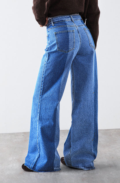 Pantalón Bicolor Blue