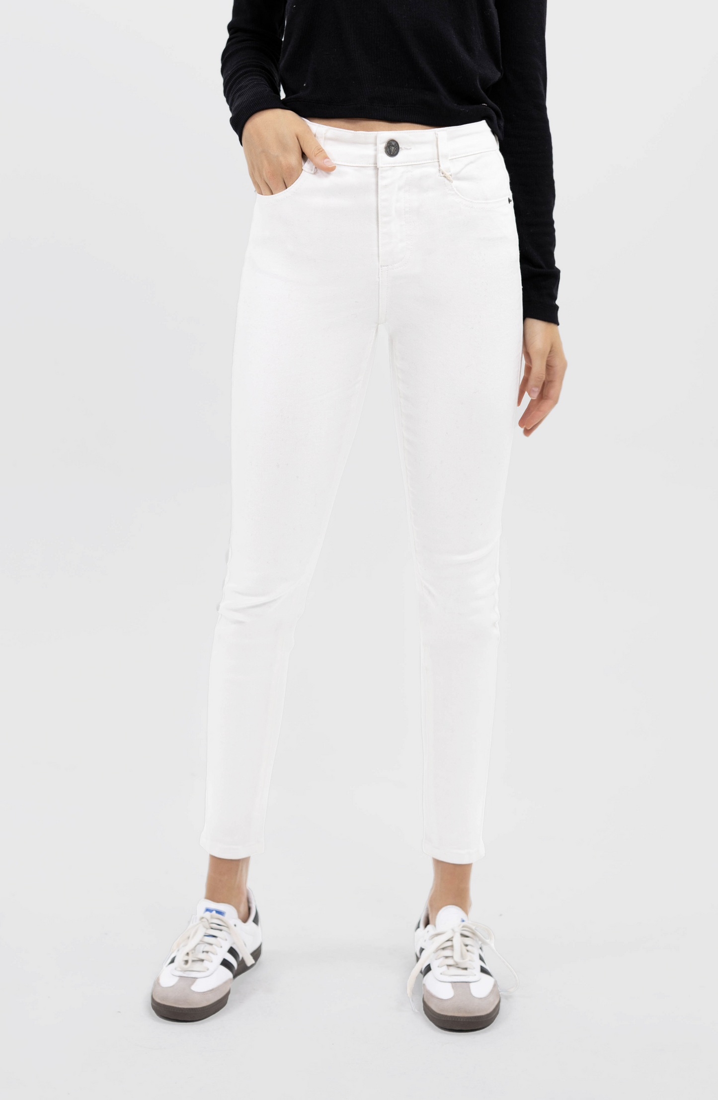 Pants Skinny Ecru