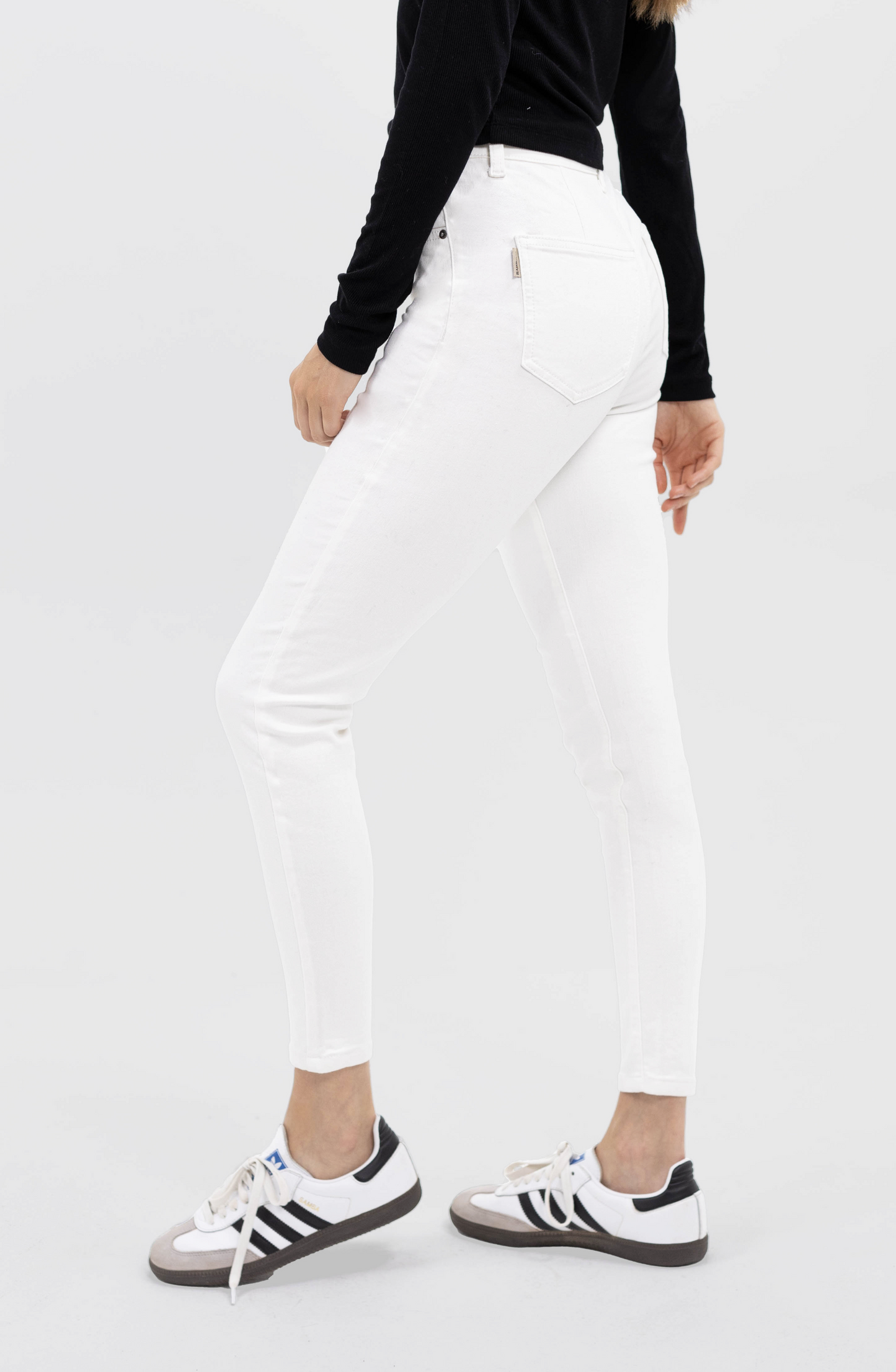 Pants Skinny Ecru