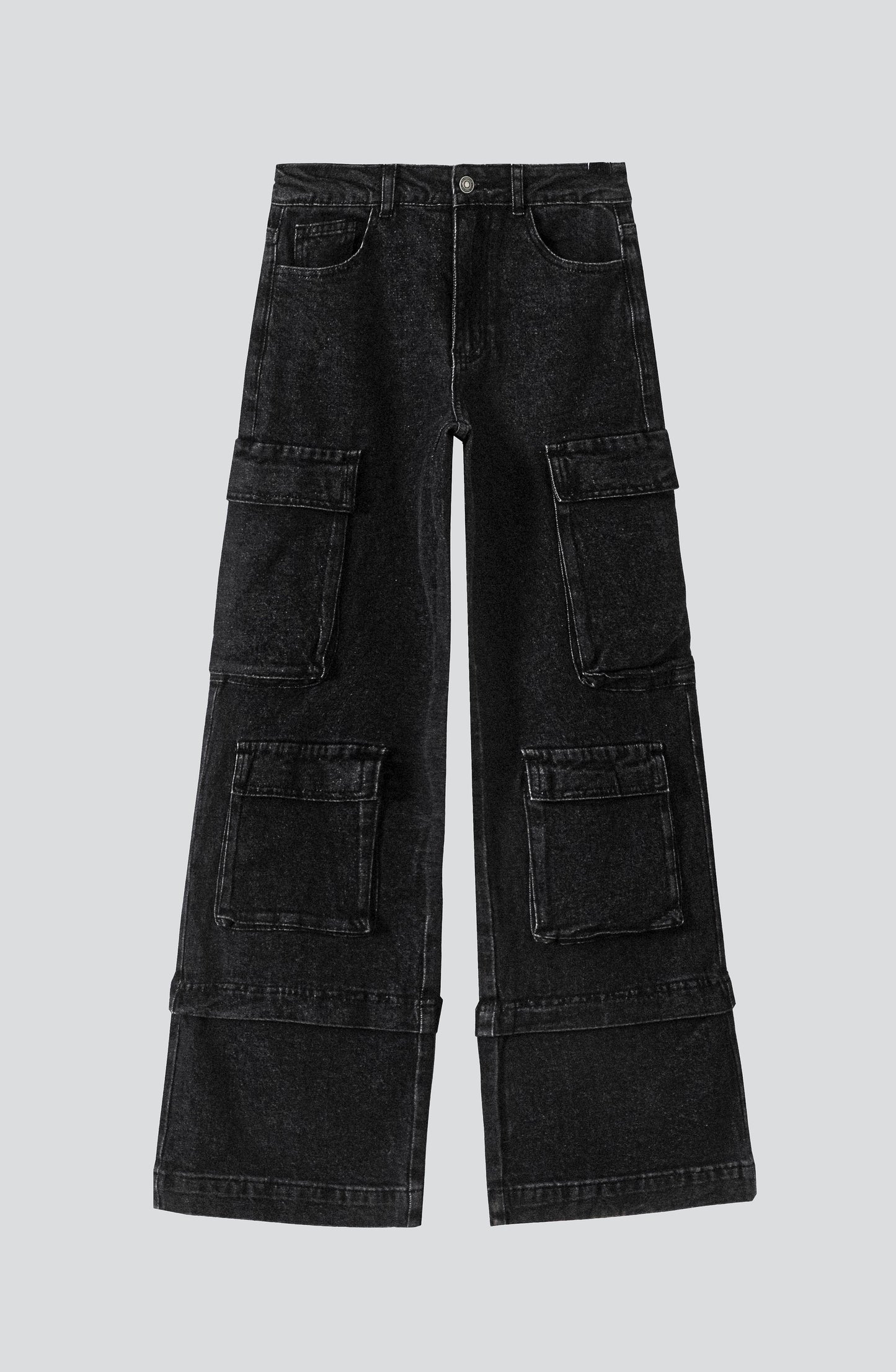 Pantalón Cargo Bolsillos Black R