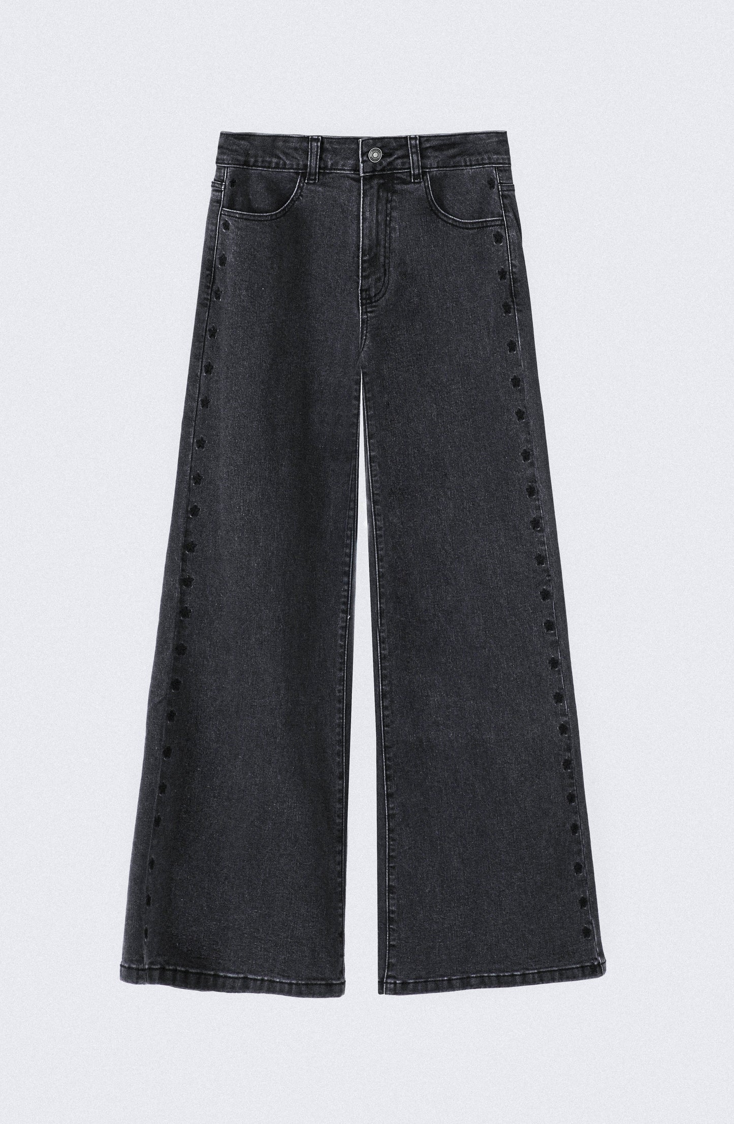 Pantalón Estrellas Bordadas Gray