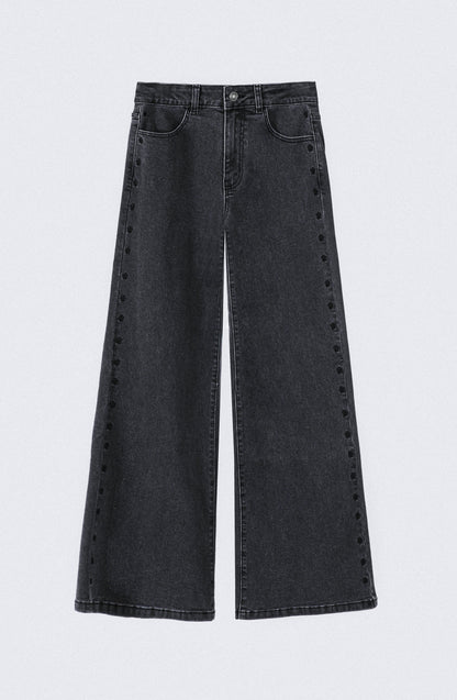 Pantalón Estrellas Bordadas Gray
