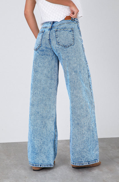 Pantalón Franja Estrella Blue
