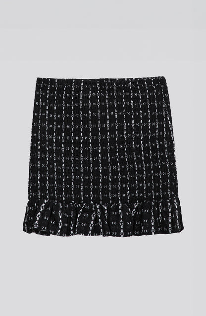 Falda Panal Black
