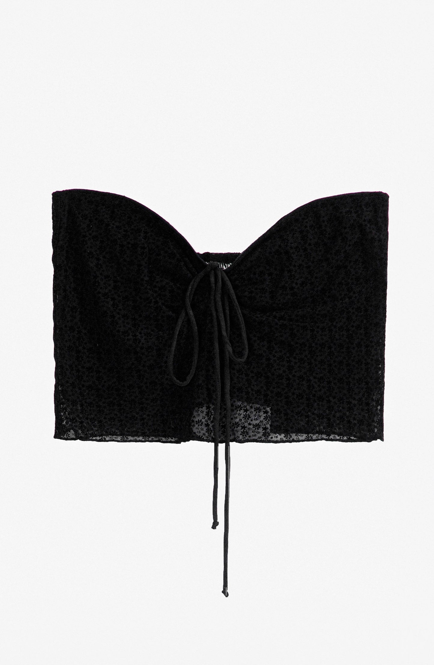 Top Fruncido Black