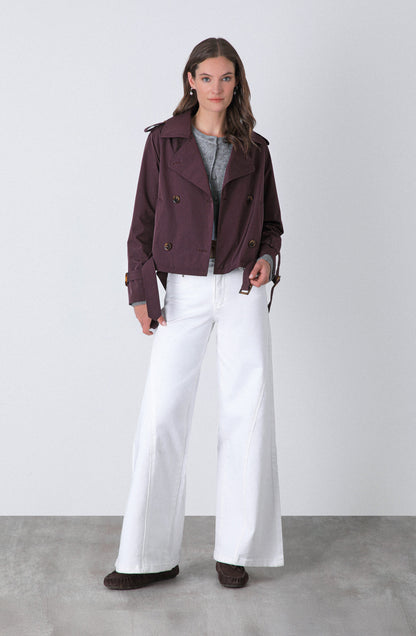 Trench Corto Purple