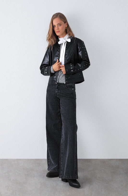 Chaqueta Ojal Black
