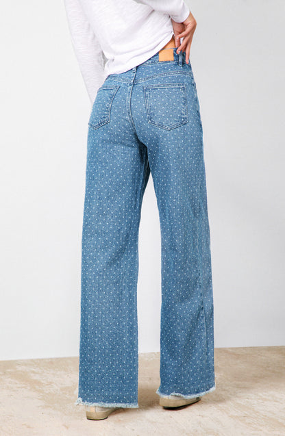 Pants Laser Rombos Blue