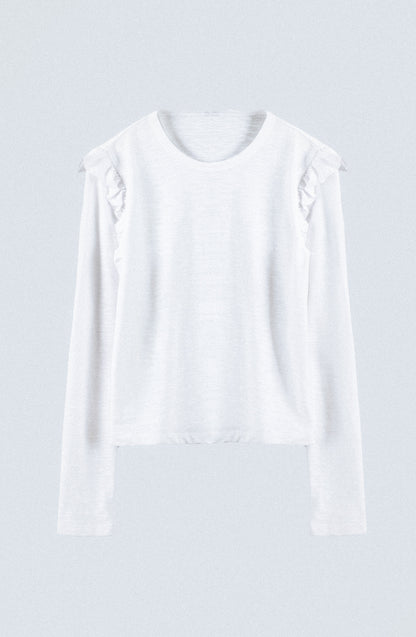 Polera Manga Larga White